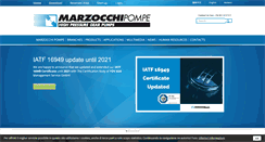 Desktop Screenshot of marzocchipompe.com